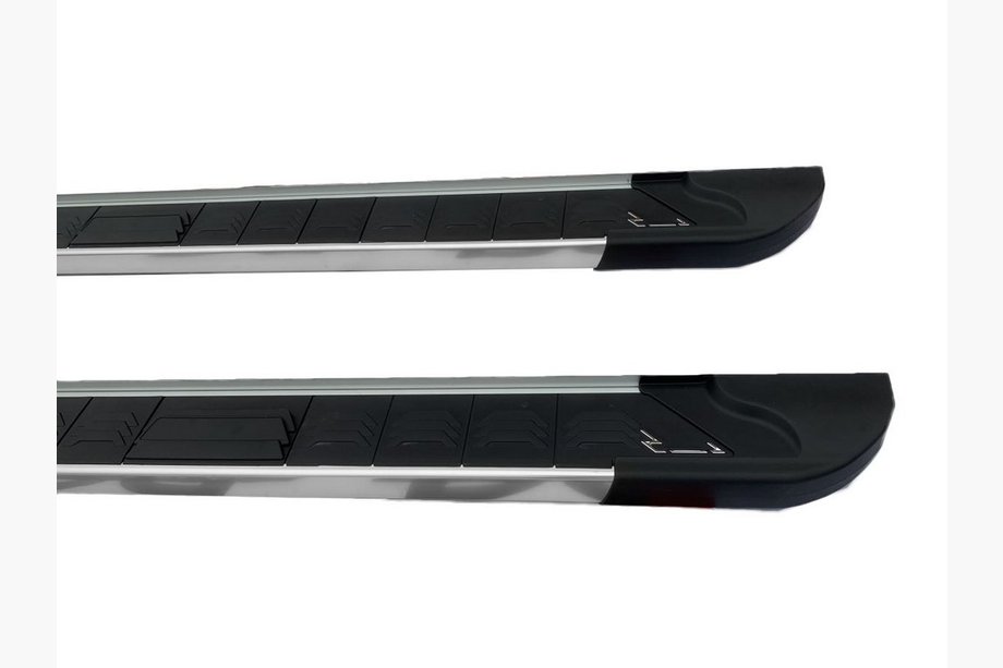 Chrysler Voyager 2001-2007 Estribos Laterales RedLine Black (2 uds., Aluminio) Image