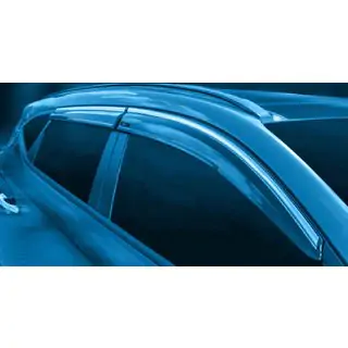 Deflectores de Ventana con Moldura Cromada (4 uds, Sunplex Chrome)