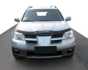 Mitsubishi Outlander 2001-2006 Deflector de capó logo 2001-2006 (SIM) foto 1