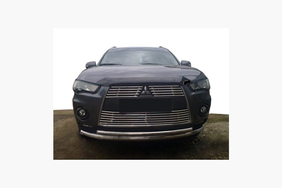 Mitsubishi Outlander 2006-2012 Deflector de capó corto 2009-2012 (SIM) Image
