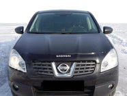 Nissan Qashqai 2007-2010 Deflector de capó con logo (SIM) foto 1