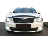 Skoda Superb 2009-2015 Deflector de capó corto 2009-2013 (SIM) foto 1