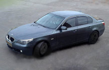 BMW 5 Series E60/E61 2003-2010 Deflectores de Ventana (4 uds, SIM Cromo) foto 1