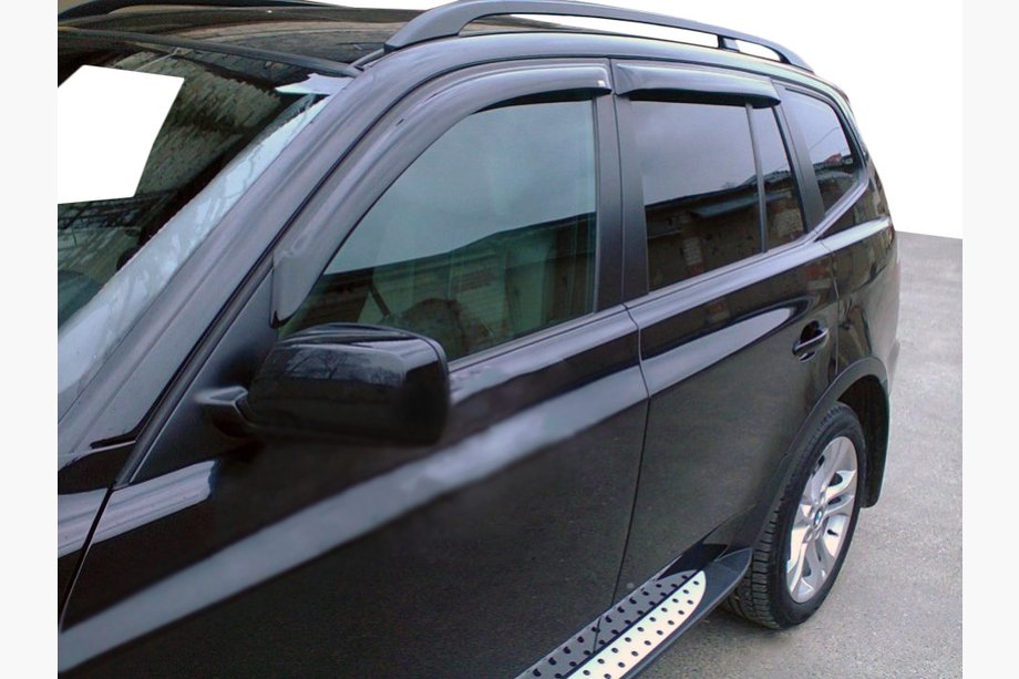 BMW X3 E83 2003-2010 Deflectores de Ventana (4 uds, SIM) Image