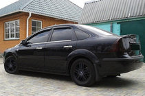 Ford Focus II 2005-2008 Deflectores de Ventana SD/HB (4 uds, SIM) foto 1
