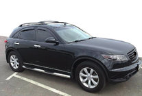 Infiniti FX 2003-2008 Deflectores de Ventana (4 uds, SIM) foto 1