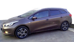 Kia Ceed 2012-2018 Deflectores de Ventana WG (4 uds, SIM) foto 1