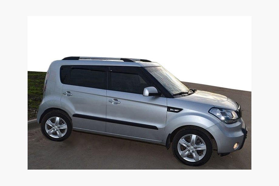 Kia Soul I 2008-2013 Deflectores de Ventana (4 uds, SIM) Image