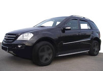 Mercedes ML W164 2005-2011 Deflectores de Ventana (4pcs, SIM) foto 1