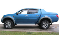 Mitsubishi L200 2006-2015 Deflectores de Ventana (4pcs, SIM) foto 1