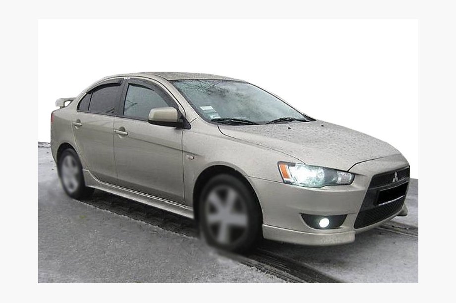 Mitsubishi Lancer X 2008- Deflectores de Ventana (4pcs, SIM) Image