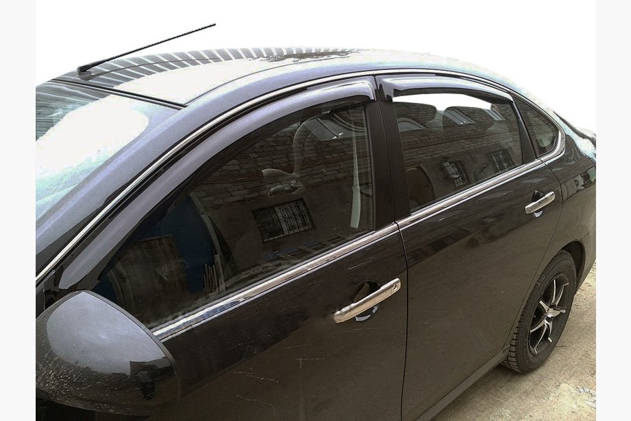 Nissan Almera N17 2012-2018 Deflectores de Ventana (4pcs, SIM) Image