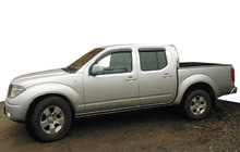 Nissan Navara 2006-2015 Deflectores de Ventana (4pcs, SIM) foto 1