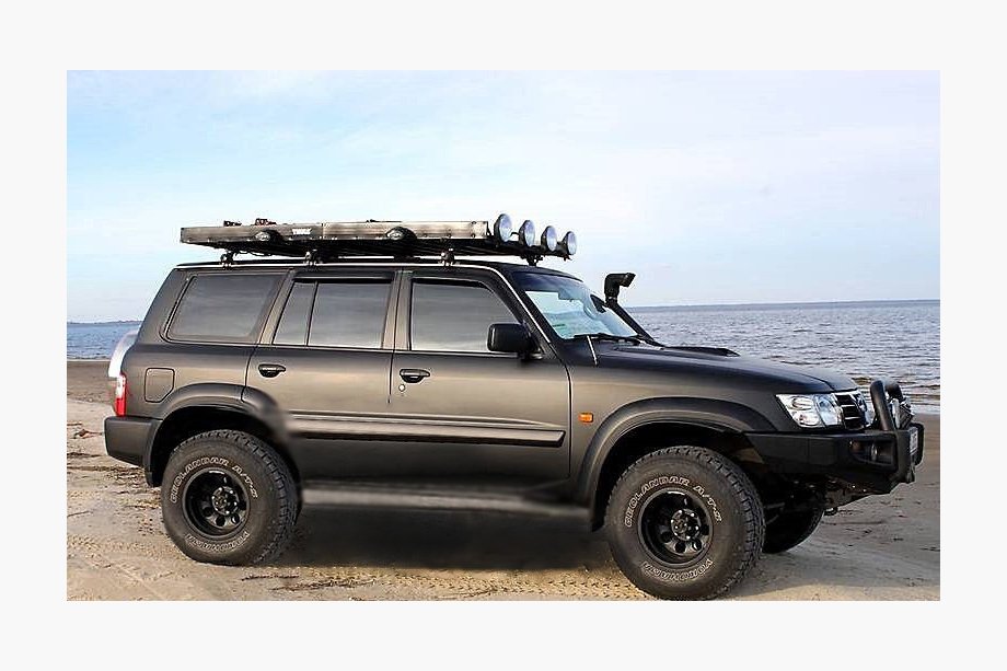 Nissan Patrol Y61 1997-2011 Deflectores de Ventana (4pcs, SIM) Image