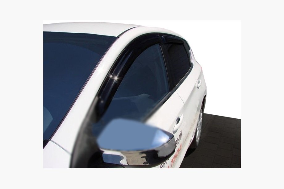 Nissan Tiida 2011-2014 Deflectores de Ventana HB (4uds, SIM) Image