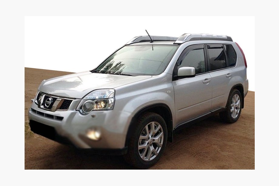 Nissan X-trail T31 2007-2014 Deflectores de Ventana (4pcs, SIM) Image