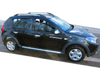 Renault Sandero 2007-2013 Deflectores de Ventana (4 uds, SIM) foto 1