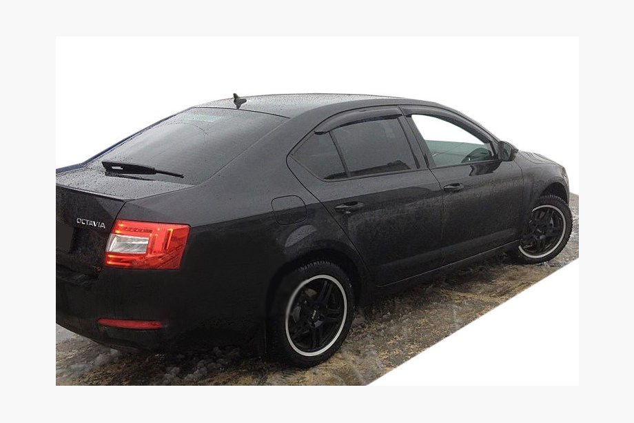 Skoda Octavia III A7 2013-2019 Deflectores de Ventana LiftBack (4 uds, SIM) Image