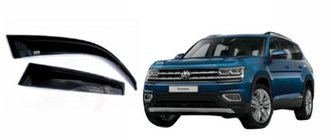 Lada Vesta 2015- Deflectores de Ventana WG (4uds, SIM) foto 1