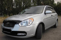Hyundai Accent 2006-2010 Deflector de capó (SIM) foto 1