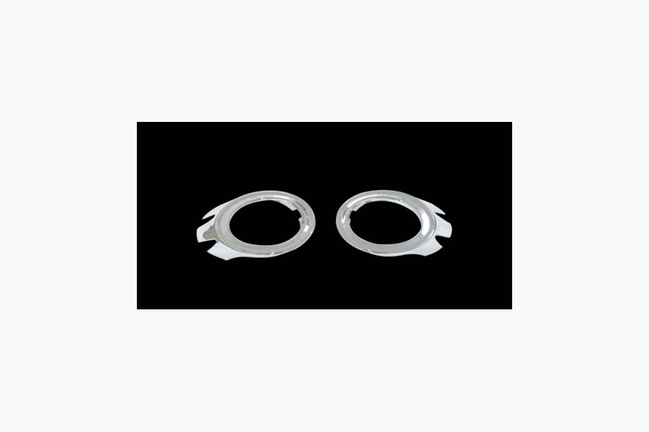 Audi A6 C6 2004-2011 Cubiertas cromadas para faros antiniebla (2 uds., plástico) Image