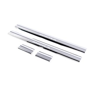 Protecciones de umbral Carmos (4 uds, acero inoxidable)
