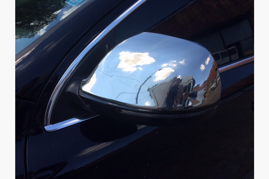 Audi Q7 2005-2015 Cubiertas de Espejos (2 uds, Acero Inoxidable) OmsaLine, Acero Inoxidable Image