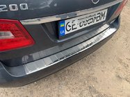 Mercedes E-class W212 2009-2016 Protector de parachoques trasero Carmos (SW, acero inoxidable) foto 1