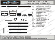Audi A4 B5 1994–2001 Tuning de interior (Hartman) foto 1