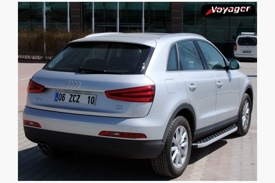 Audi Q3 2011-2019 Estribos Laterales BlackLine (2 uds, Aluminio) Image