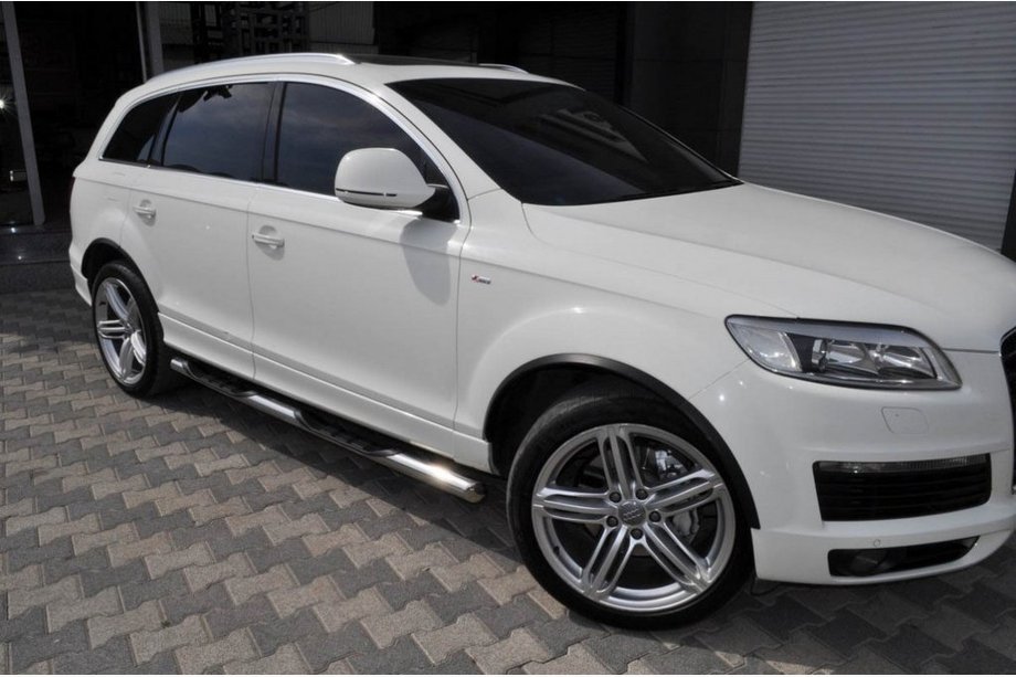 Audi Q5 2008-2017 Barras Laterales (2 uds., Acero Inoxidable) Image