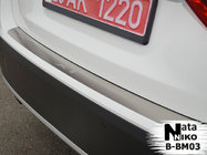 BMW X1 E84 2009-2015 Protector de parachoques trasero Natanika (acero inoxidable) foto 1