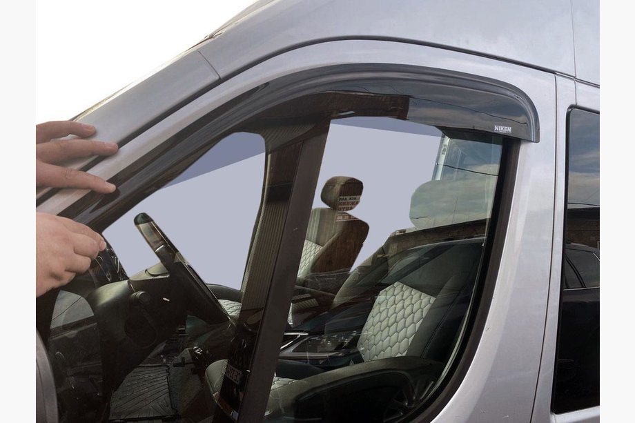 Peugeot Boxer 2006-2025 Deflectores de Ventana (2 uds, Niken) Foto 8