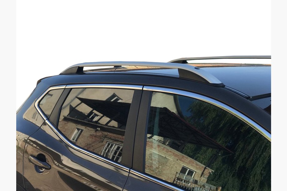 Nissan Qashqai 2014-2021 Barras de Techo Skyport GREY Foto 3