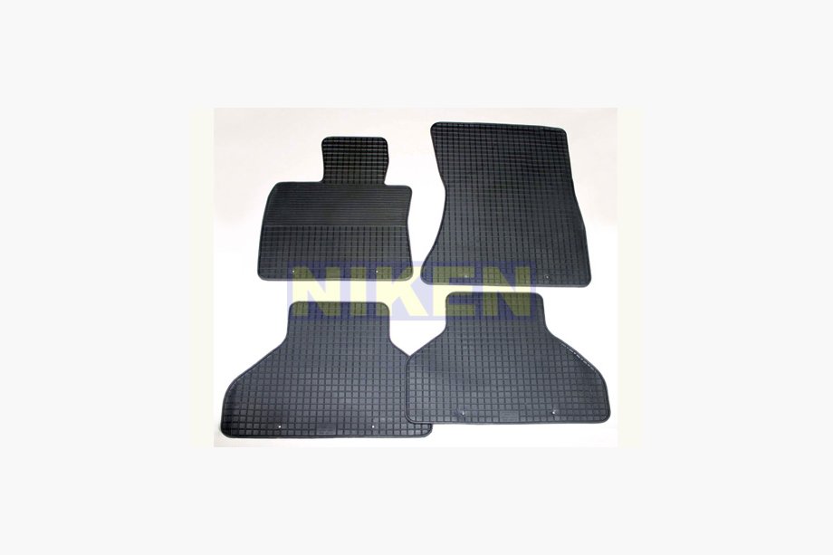 BMW X5 E53 1999–2006 Alfombrillas de goma originales (Doma, 4 uds) Foto 1
