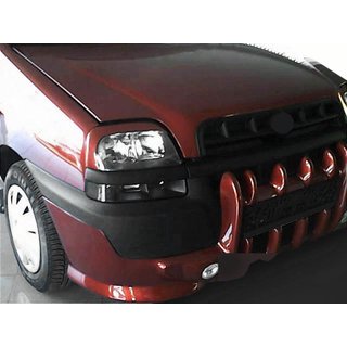Aplique colmillos parachoques delantero (imprimado para pintar) Fiat Doblo I 2001-2005 foto 2