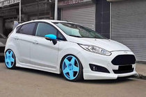 Ford Fiesta 2008-2017 Labio de parachoques delantero 2013-2017 (imprimado para pintar) foto 1