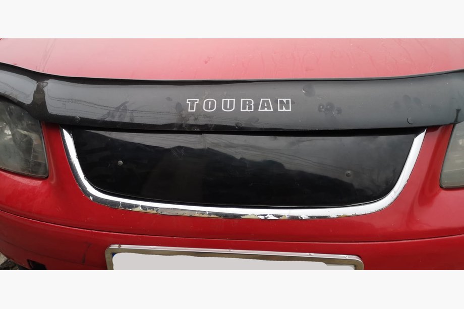 Volkswagen Touran 2003-2010 Rejilla de invierno (superior, 2003-2006) Brillante Foto 5