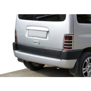 Cubiertas cromadas para luces traseras (2 uds, acero inoxidable) Peugeot Partner 1996-2008 foto 4