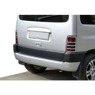 Cubiertas cromadas para luces traseras (2 uds, acero inoxidable) Peugeot Partner 1996-2008 foto 4