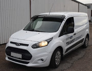 Ford Connect 2014-2021 Visera para parabrisas (negro brillo, 5mm) foto 1