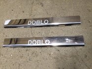 Fiat Doblo I 2005-2010 OFERTA !!! Cubiertas de Umbral de Puerta (2 uds, Acero Inoxidable) foto 1