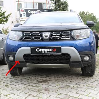 Cubierta superior de parachoques delantero (ABS, gris) Renault Duster 2018-2024 foto 1