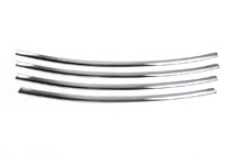 Renault Fluence 2009-2016 Embellecedores de rejilla de parachoques (2013↗, acero inoxidable) foto 2