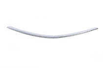 Toyota Corolla 2013-2019 Moldura inferior de la parrilla del radiador (2013-2016, acero inoxidable) foto 2