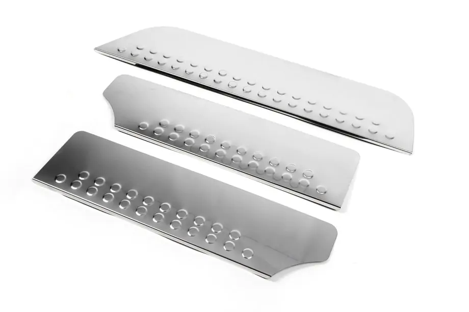Volkswagen T4 Transporter 1990-2003 Protecciones de umbral interior de acero inoxidable OmsaLine Image