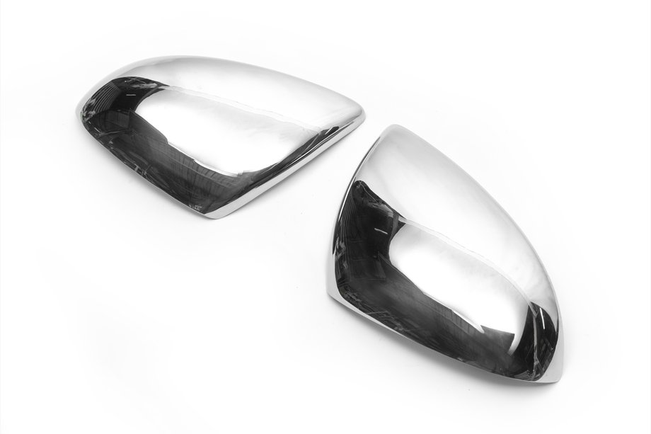 Volkswagen Touareg 2010-2018 Cubiertas de Espejos (2 uds., Acero Inoxidable) Carmos - Acero Turco Foto 5