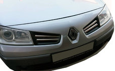Renault Megane II 2004-2009 Cubiertas de Parrilla Cromadas (Modelo 2006↗, 4 uds, Acero Inoxidable) Carmos - Acero Inoxidable Turco foto 1