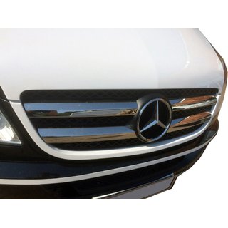 Cubiertas de Parrilla Cromadas (2006-2013, Acero Inoxidable) Mercedes Sprinter W906 2006–2018 foto 3
