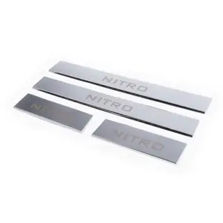 Cubiertas de estribos Carmos para parte superior (acero inoxidable)